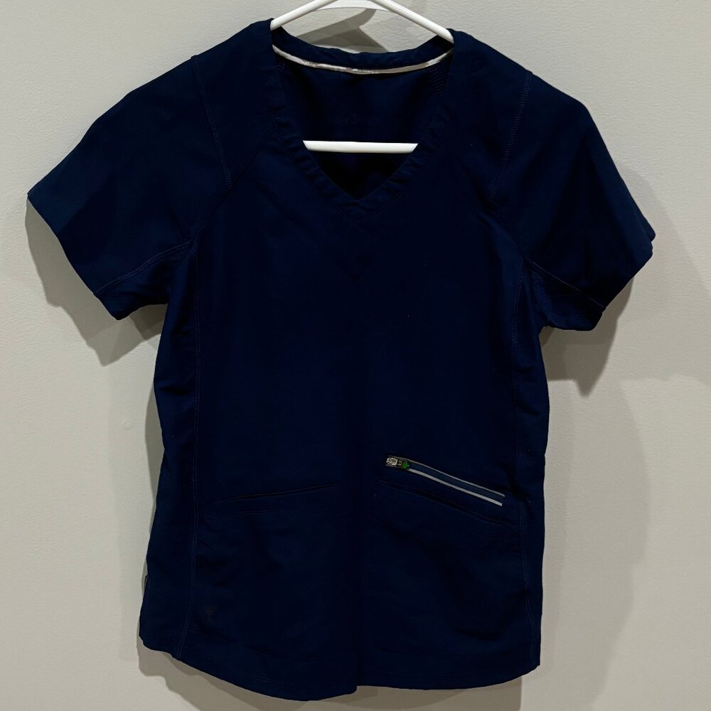 Healing Hands 360 Womens Scrub Set Navy Blue XS Nursing Medical Shirt Pants-6 - Picture 2 of 5